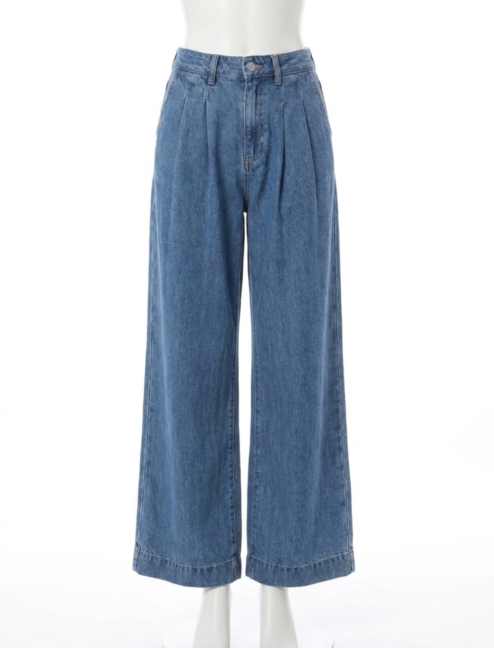 NEW THREAD & SUPPLY maelis wide leg pants in denim blue
